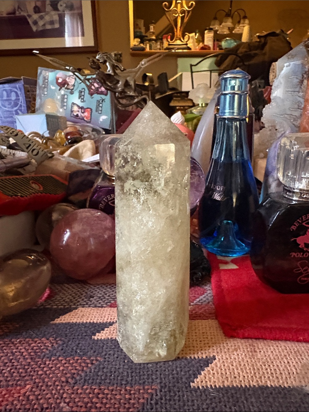 Natural Citrine Quartz Point Tower